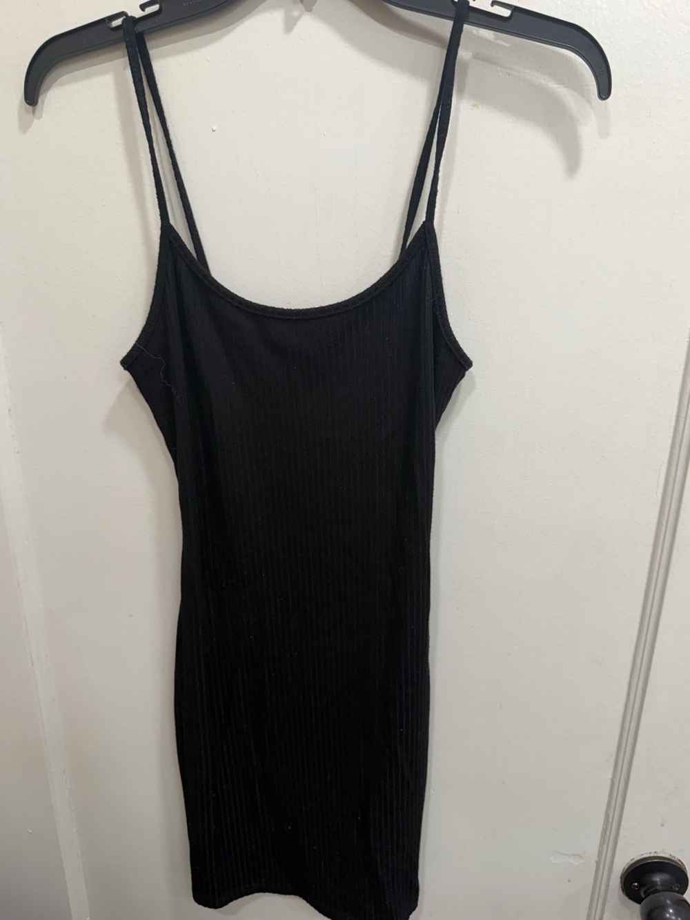 ❤️💜 5 for $20! Urban Outfitters Black Ribbed Spaghetti Strap Mini Dress